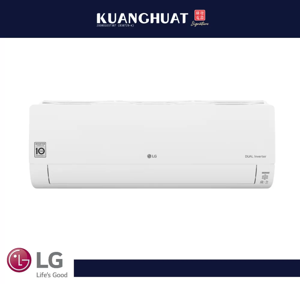 LG 1.5HP Dual Inverter Premium Air Conditioner with Ionizer and ThinQ™ Function (S3-Q12JAPPA) S3NQ12JAPPA