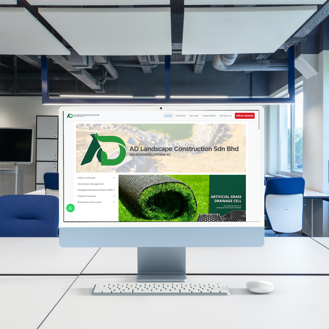 AD Landscape Construction Sdn Bhd Web Design | SEO | Digital Marketing | Johor Bahru