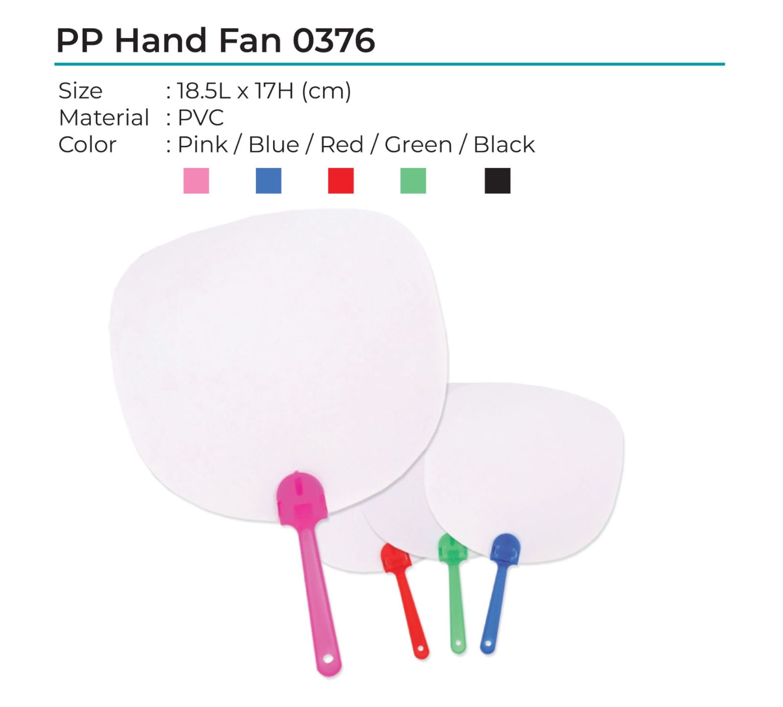 PP Hand Fan 0376