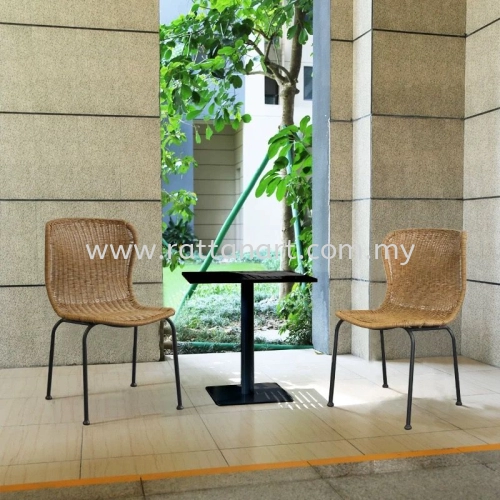 SILVIA. RATTAN DINING CHAIR