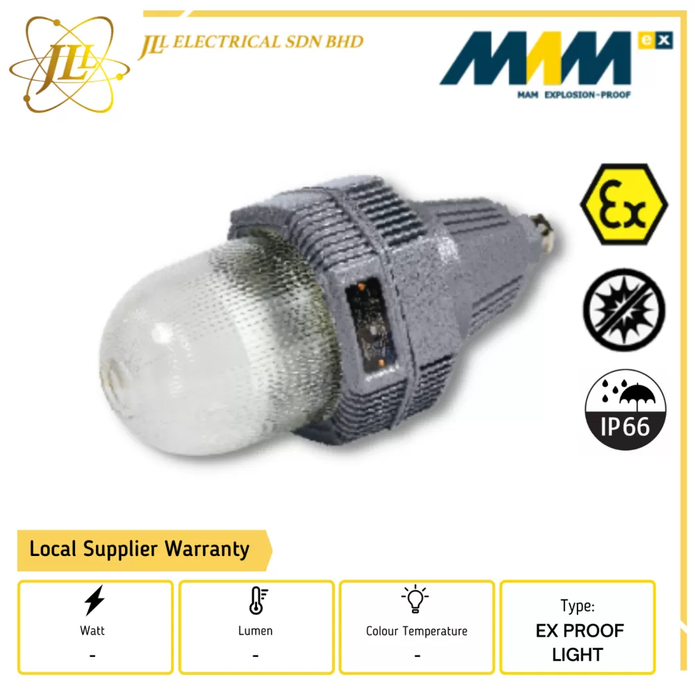 MAM MAML-01-S SERIES IP66 EXPLOSION PROOF LIGHTING FIXTURE OBSTRUCTION LIGHT FITTING ONLY