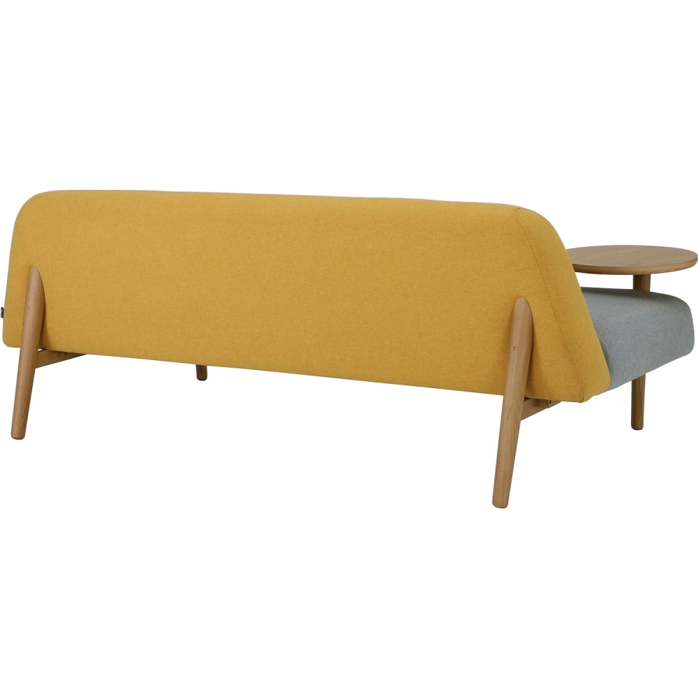 Lusso Day Bed (Yellow + Light Grey)
