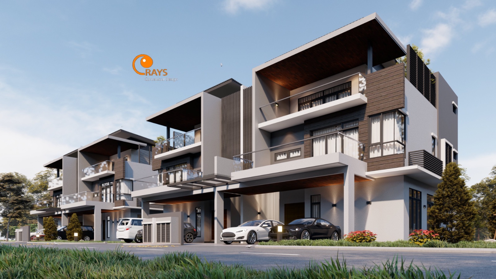 Three-Storey Semi-Detached Houses｜Sawit Warisan