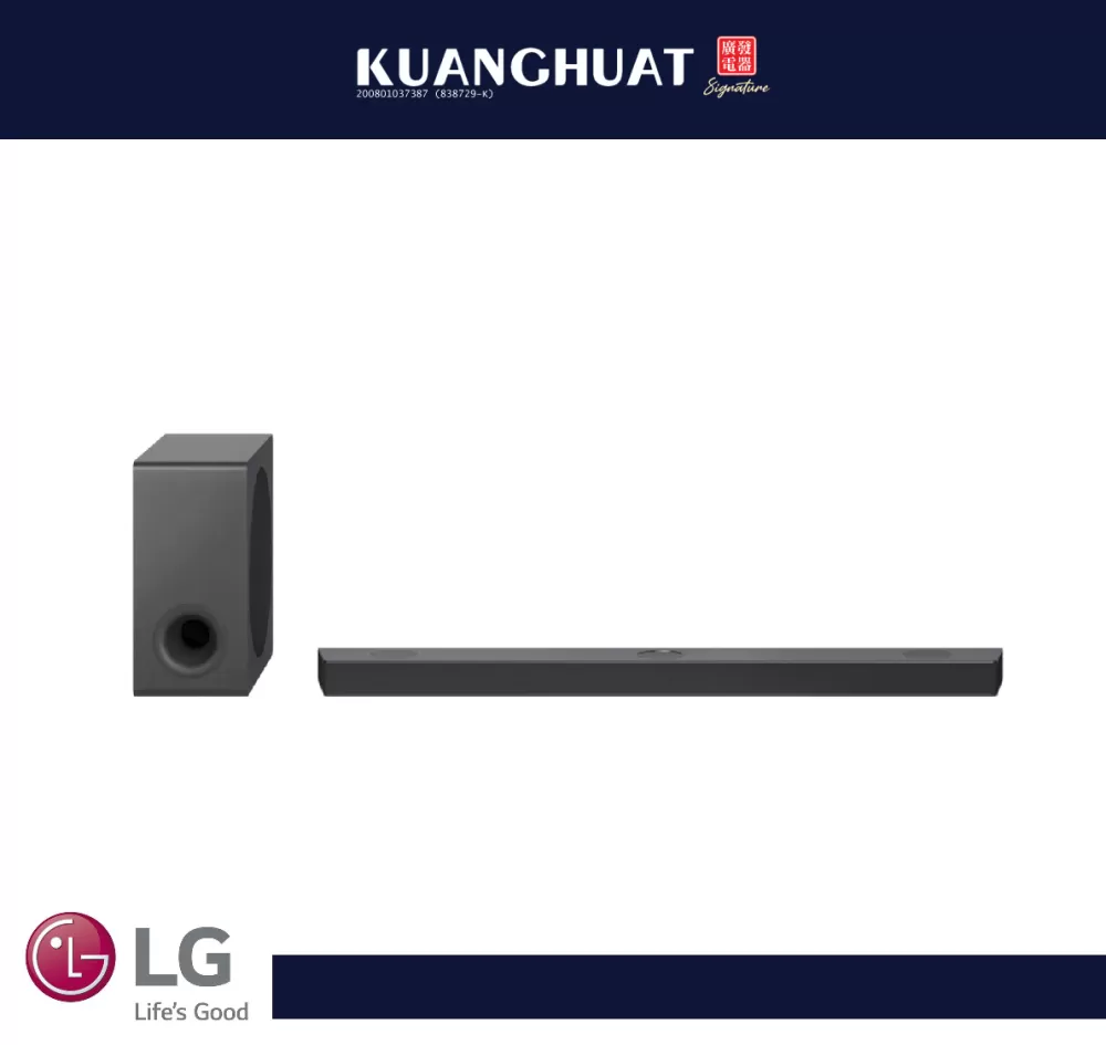LG 5.1.3ch High Res Audio Sound Bar with Dolby Atmos and IMAX Enhanced S90QY