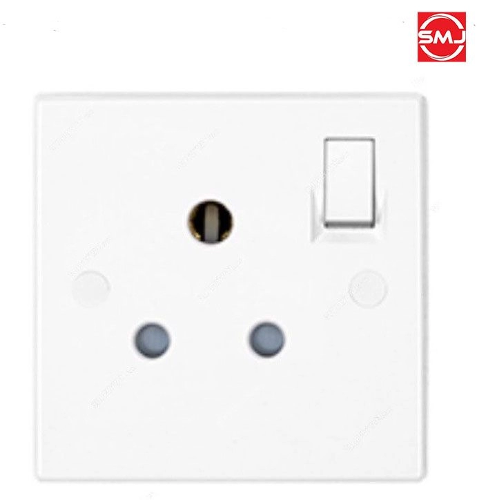 MK E2893WHI 15A 1 Gang SP Switched Socket Outlet (SIRIM Approved)