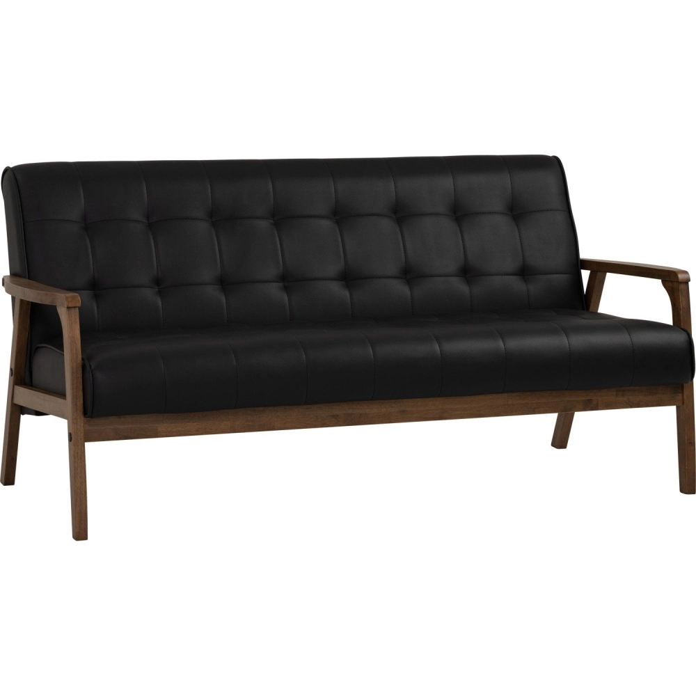 Tucson 3 Seater Sofa - Black