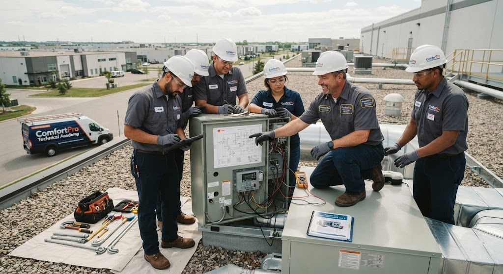 Industrial HVAC technician training