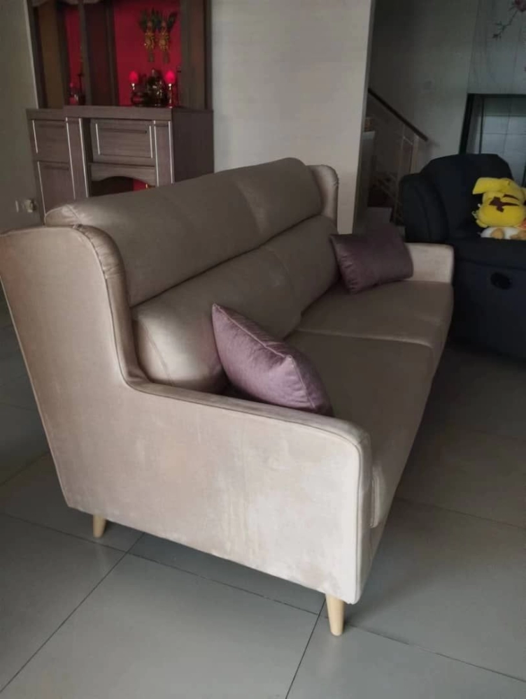 3 Seater Sofa | Rewashable Fabric Sofa | Good Quality Sofa | Sofa Promosi | Kedai Perabot Terbaik Penang Kedah | Kulim | Lunas | Bertam | Kepala Batas | Sungai Petani