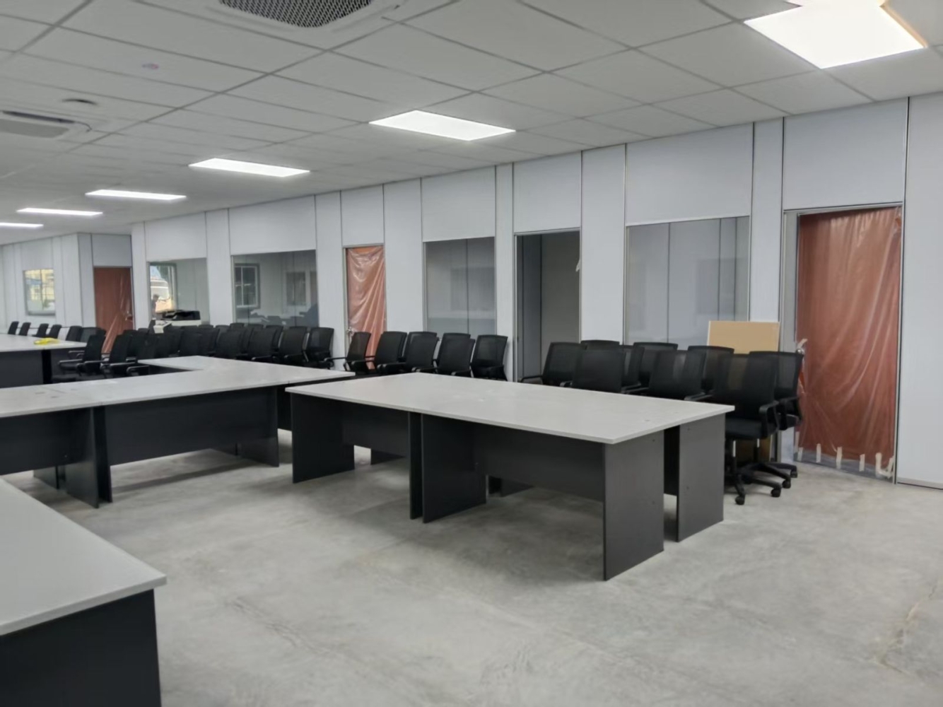 Office Table & Chair Set – Site Office Furniture | Construction Office Desk & Workstation | Budget Series Supplier Malaysia (Penang, Prai, BM, KL, Puchong)