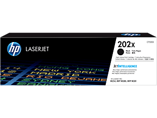 HP 202X High Yield Black Original LaserJet Toner Cartridge CF500X