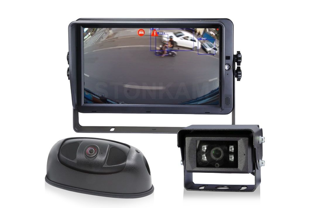 Front and Rear AI Pedestrian Detection Camera