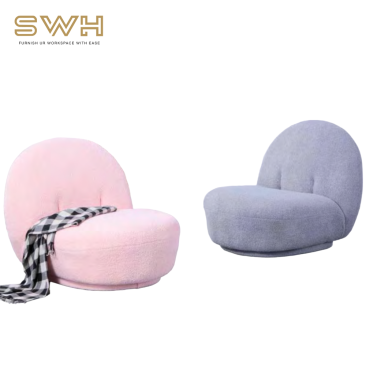 FUWA Lamb Fleece Leisure Chair | Furniture Store