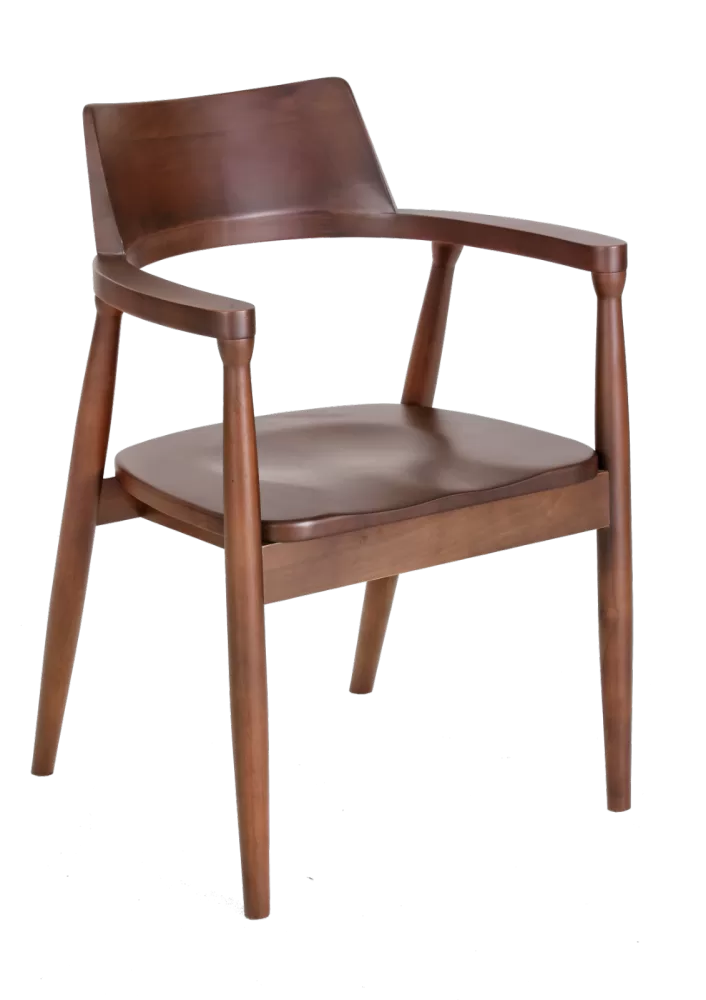 Fendi Wooden Seat Dining Chair