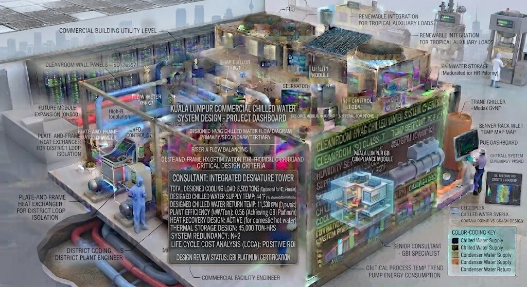Commercial chilled water system design Kuala Lumpur