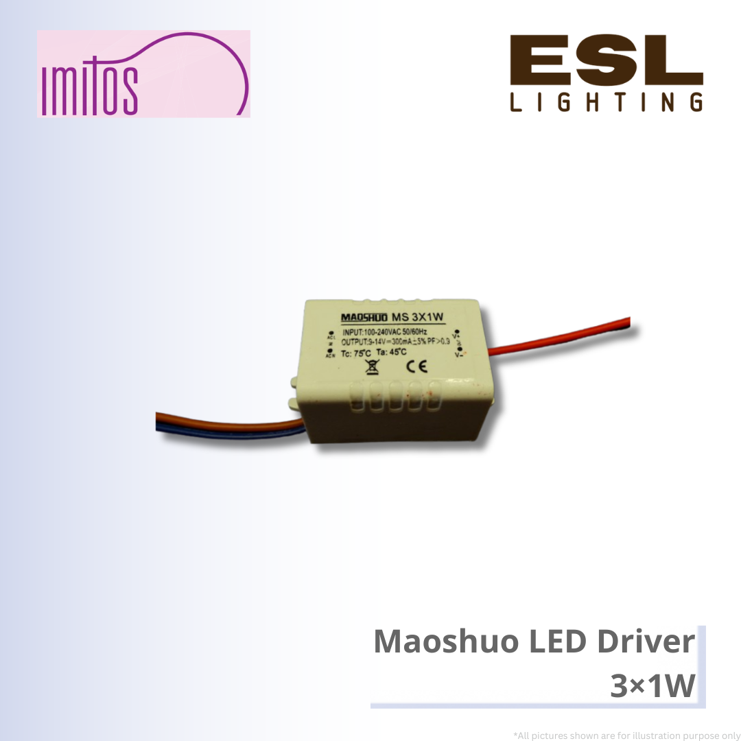 IMITOS Maoshuo LED Driver - 3 × 1W