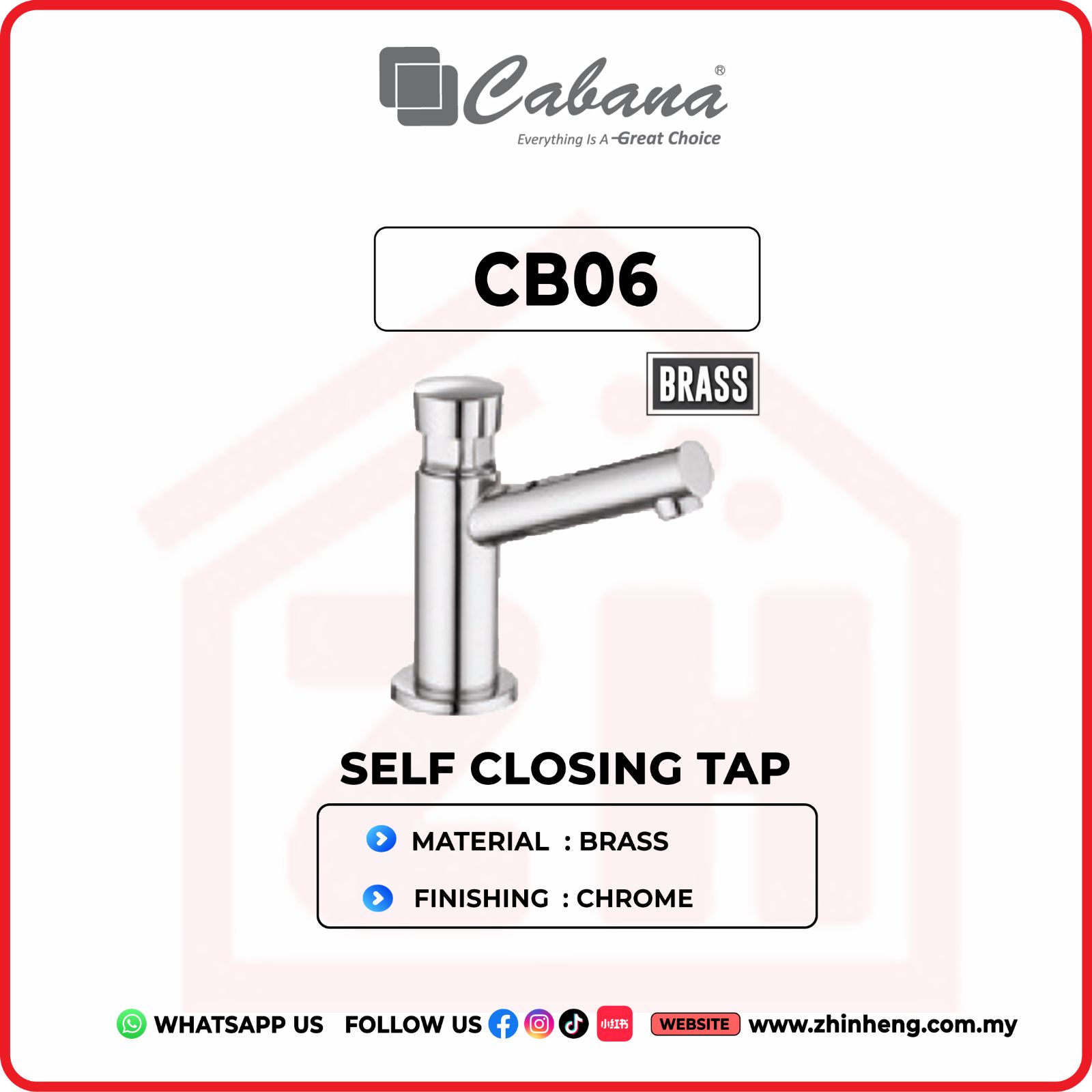 CABANA Self Closing Tap CB06