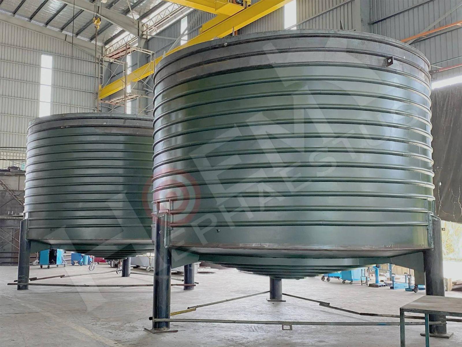 Half Pipe Coil Jacketed Storage Tank