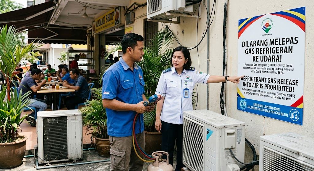 refrigerant release prohibition Malaysia DOE