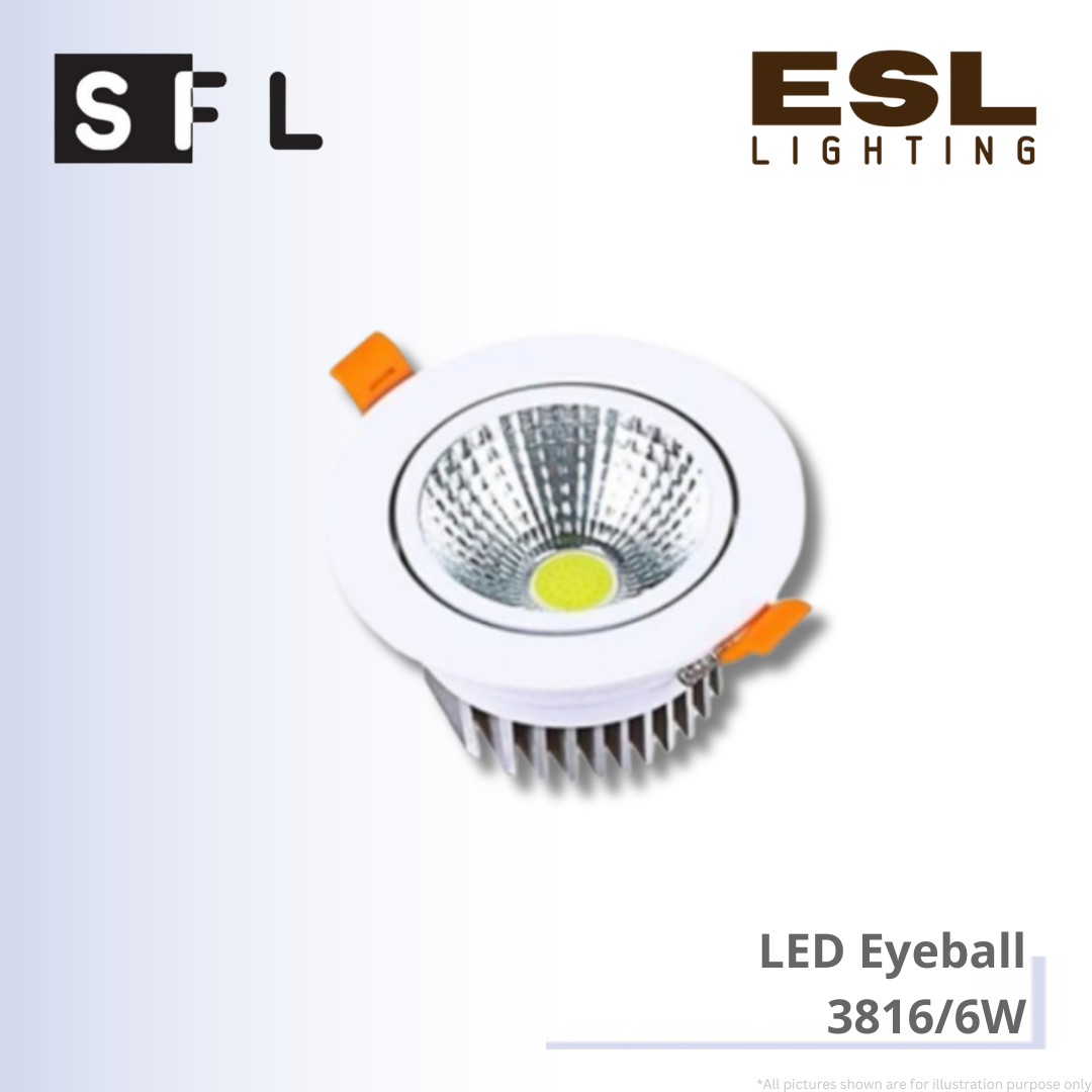 SFL LED Eyeball 6W - 3816/6W