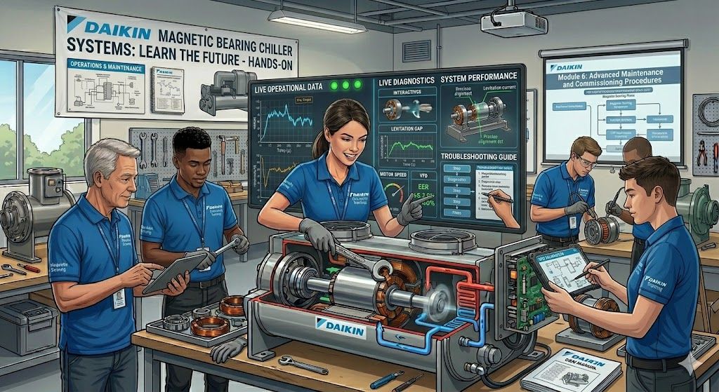 magnetic bearing chiller system training
