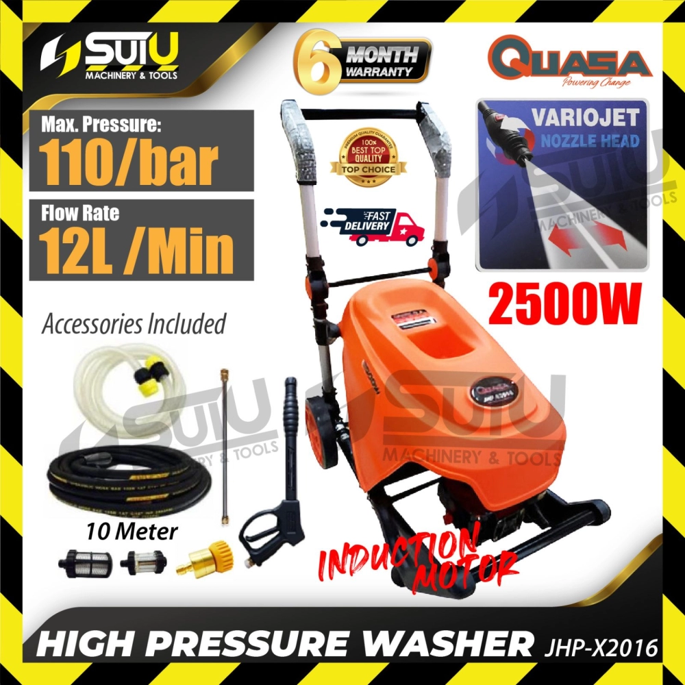 QUASA JHP-X2016 / JHPX2016 110Bar High Pressure Washer / Pencuci Tekanan Tinggi 2500W