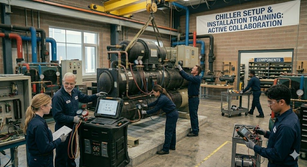 Chiller setup and installation training