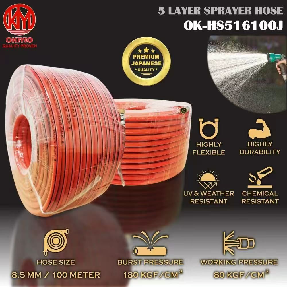 OKIYIO SPRAYER HOSE 8.5mm (100 m)