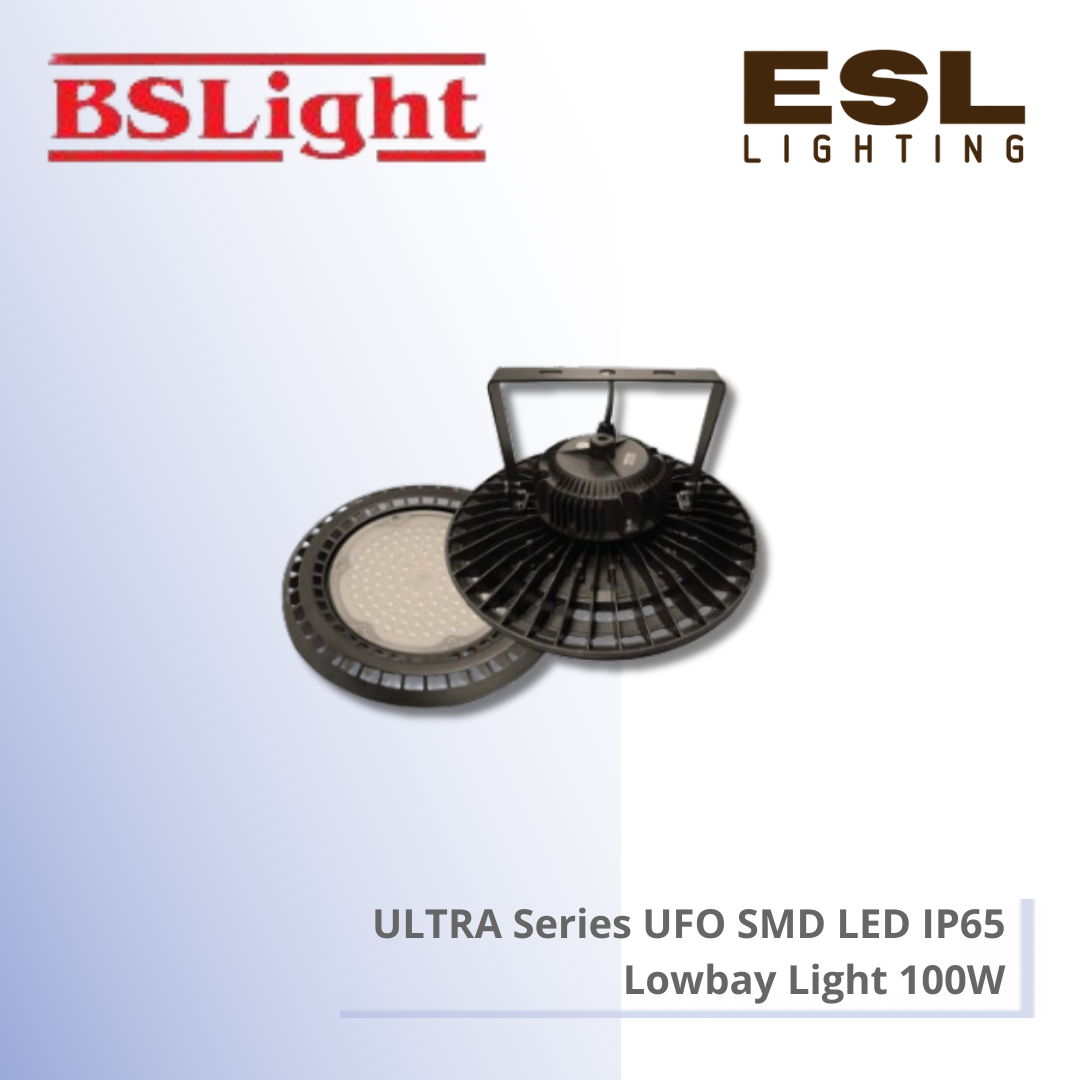 BSLIGHT ULTRA SERIES UFO SMD LED IP65 Lowbay Light - 100W - BSHBIP65-100