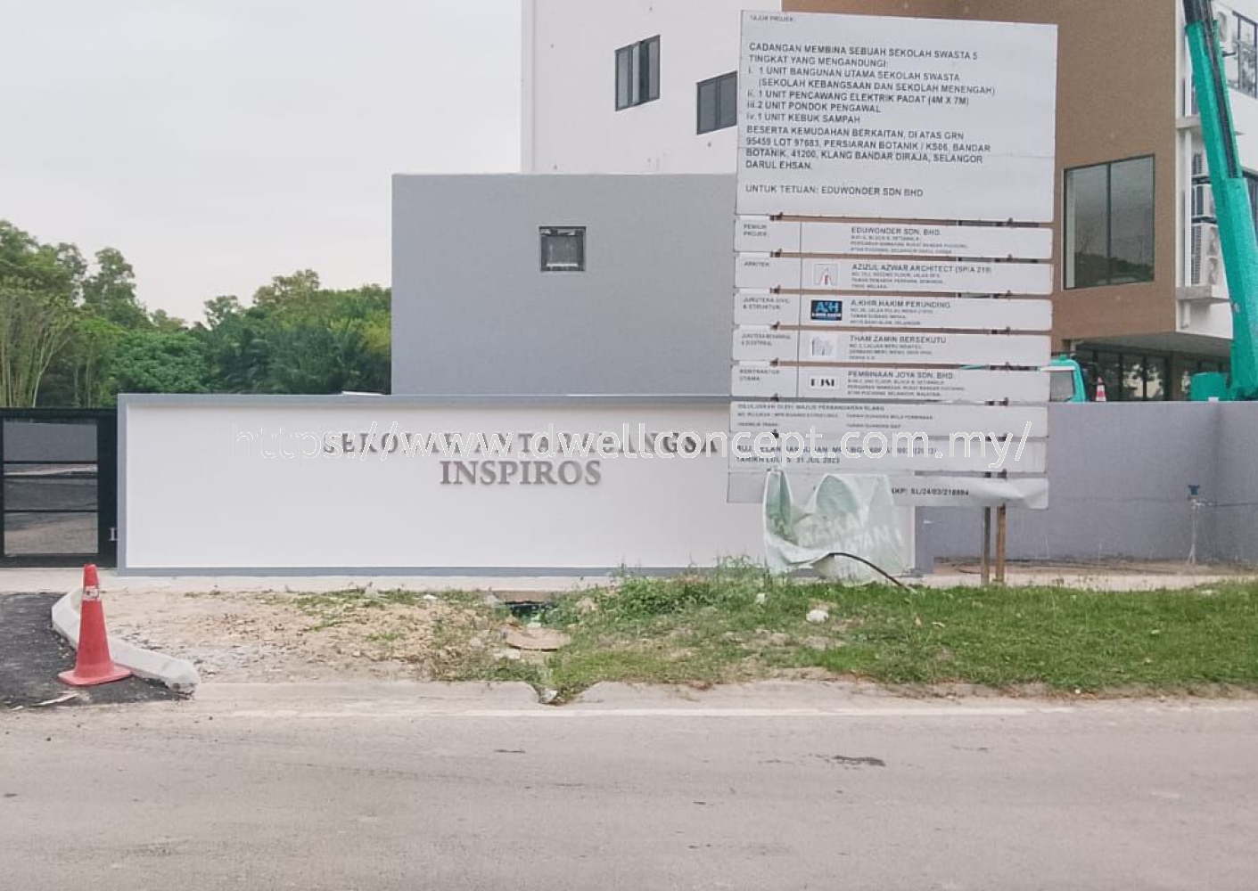 STAINLESS STEEL 3D BOX UP SIGNBOARD INSTALLATION AT AT BANDAR BOTANIK
