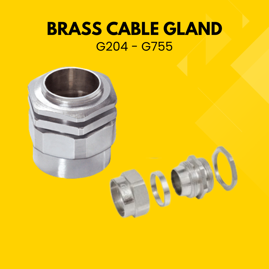 BRASS CABLE GLAND | G204 - G755 | ARMOURED / NON ARMOURED GLAND