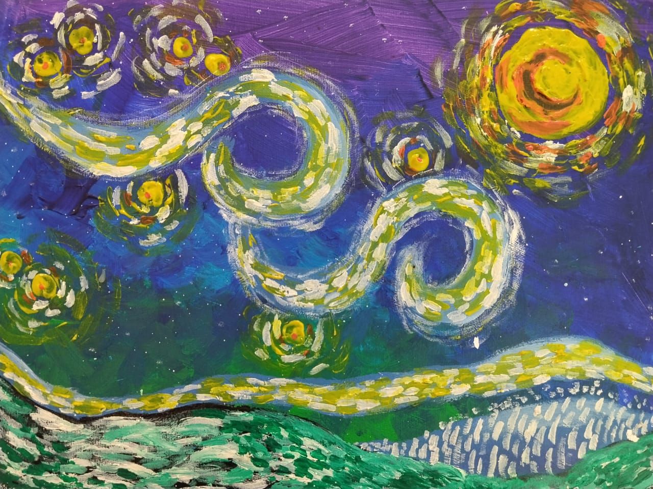 Canvas Painting By Local Artist