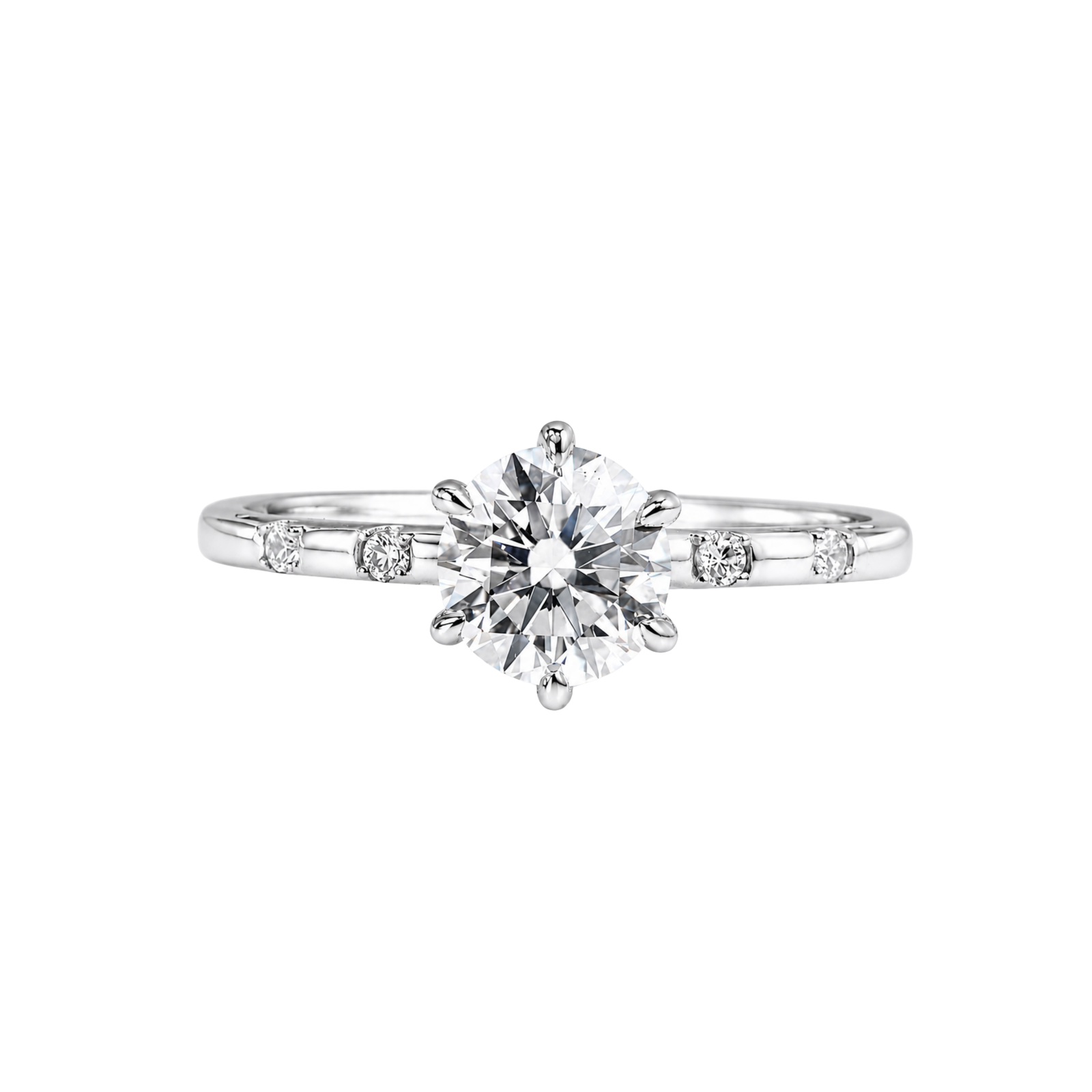 Roman & Co庐 Orlienne Crown Whisper Diamond Ring