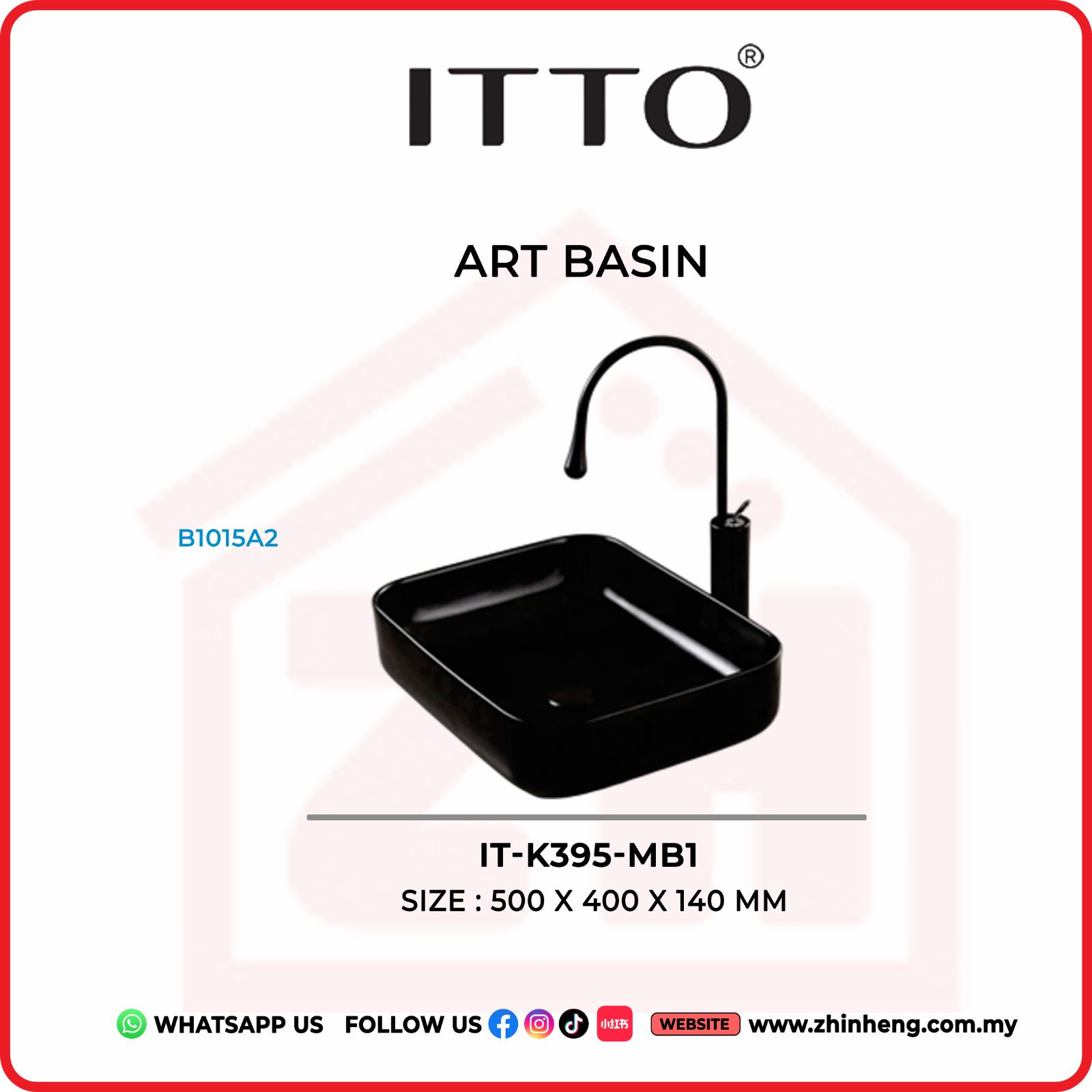 ITTO ART BASIN IT-K395-MB1