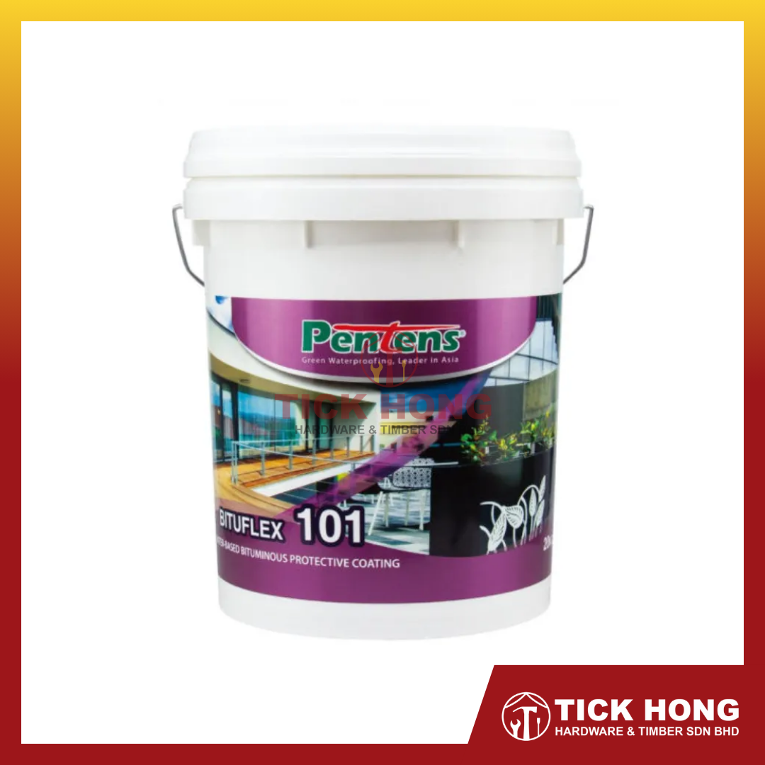 PENTENS Bituflex 101 Water-Based Bituminous Protective Coating (5KG/ 18KG)