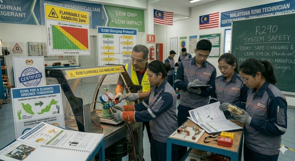 R290 refrigerant management training