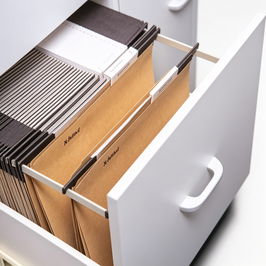 CONTINUOUS HANGING FILING POCKETS