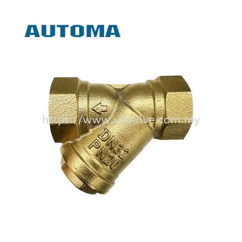 AUTOMA Brass Y-Strainer PN20 Thread End - High-Quality Filtration Solution