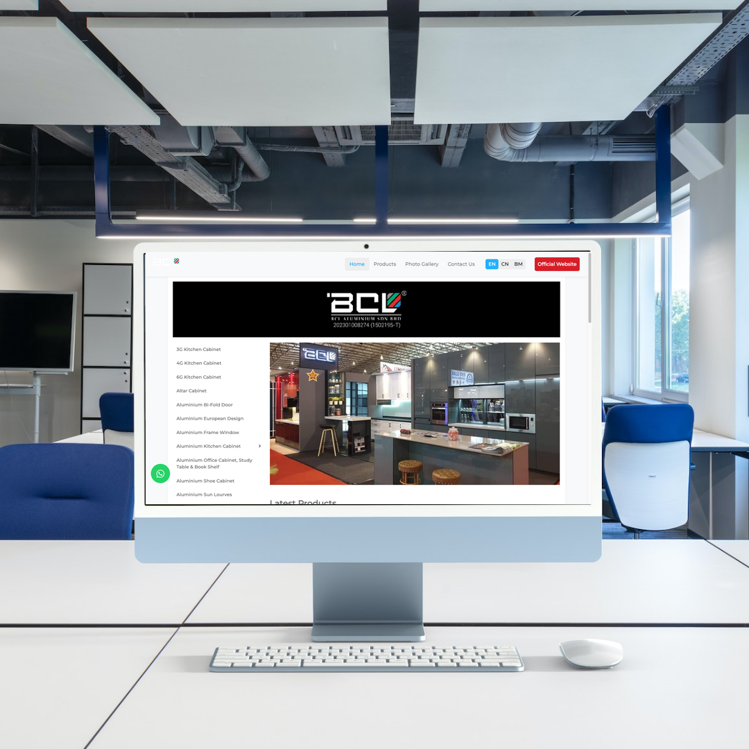 Custom Cabinetry & Storage Solutions Web Design | SEO | Digital Marketing | Selangor