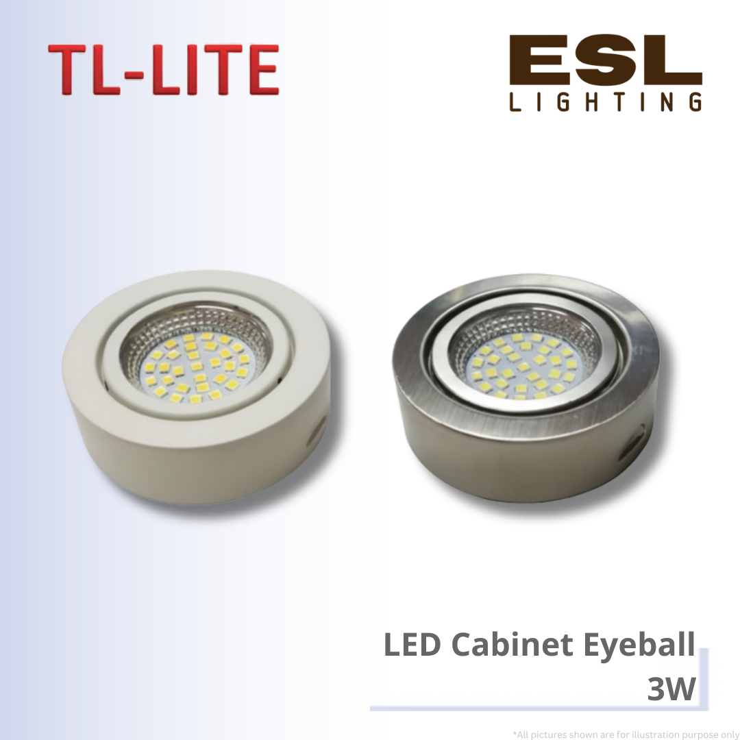 TL-LITE LED Cabinet Eyeball - 3W