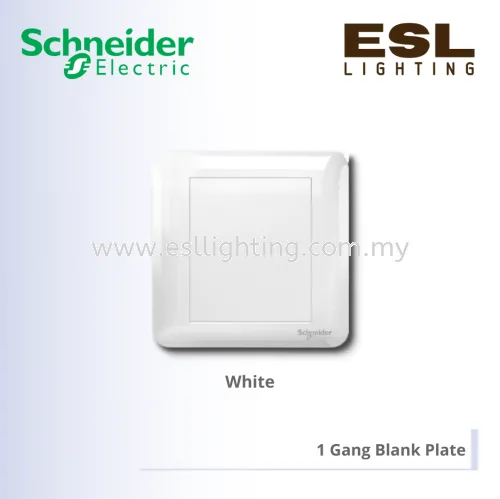 SCHNEIDER Affle Plus 1 Gang Blank Plate - A3G30_WE