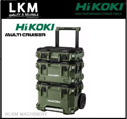 Hikoki Heavy Duty Multi Cruiser (3 Layer Tool Box) - Army Green