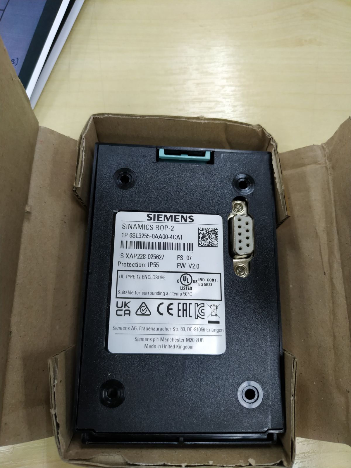 SIEMENS SINAMICS G120 Basic Operator Panel (BOP-2)