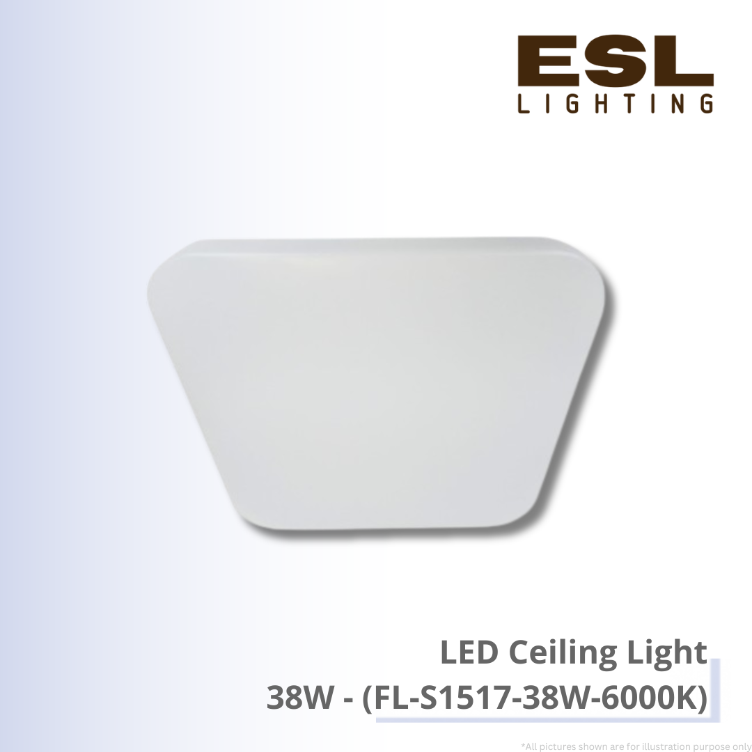 LED Ceiling Light 38W - FL-S1517-38W-6000K