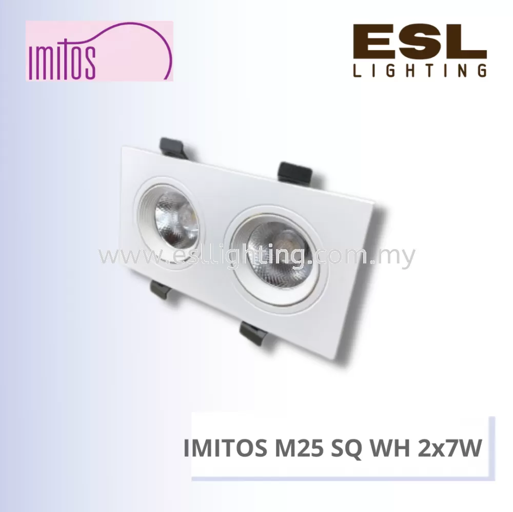 IMITOS M Series LED Eyeball 7W - M25-SQ-2*7W [SIRIM]