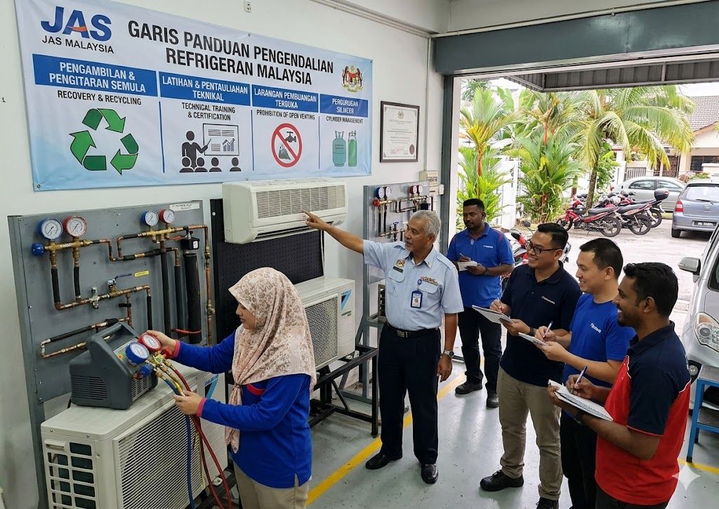JAS refrigerant handling guidelines Malaysia