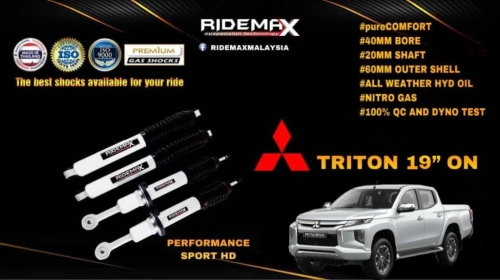 RIDEMAX MITSUBISHI TRITON