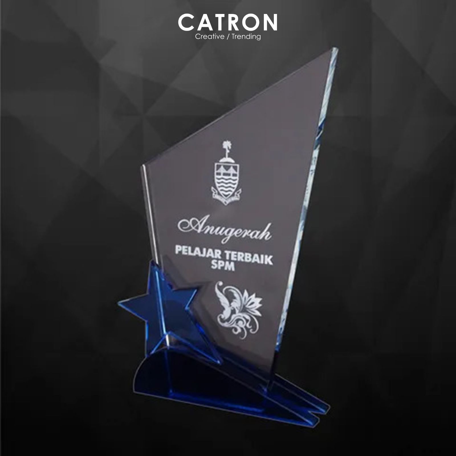 9175 - CRYSTAL PLAQUE