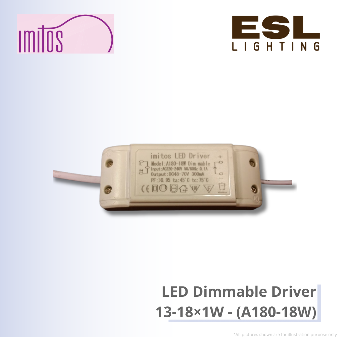 IMITOS LED Driver 13-18×1W - A180-18W