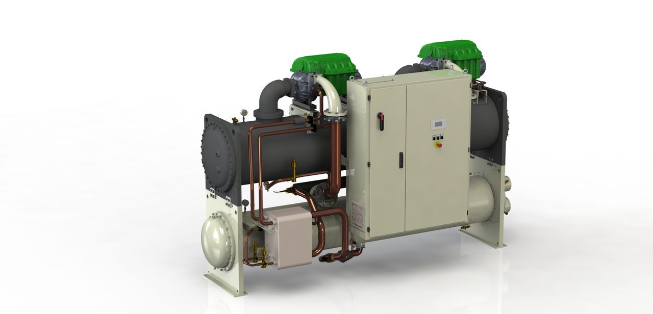 Oil-free centrifugal chiller energy design