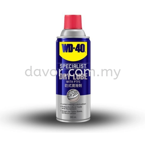 WD-40 DRY LUBE with PTFE